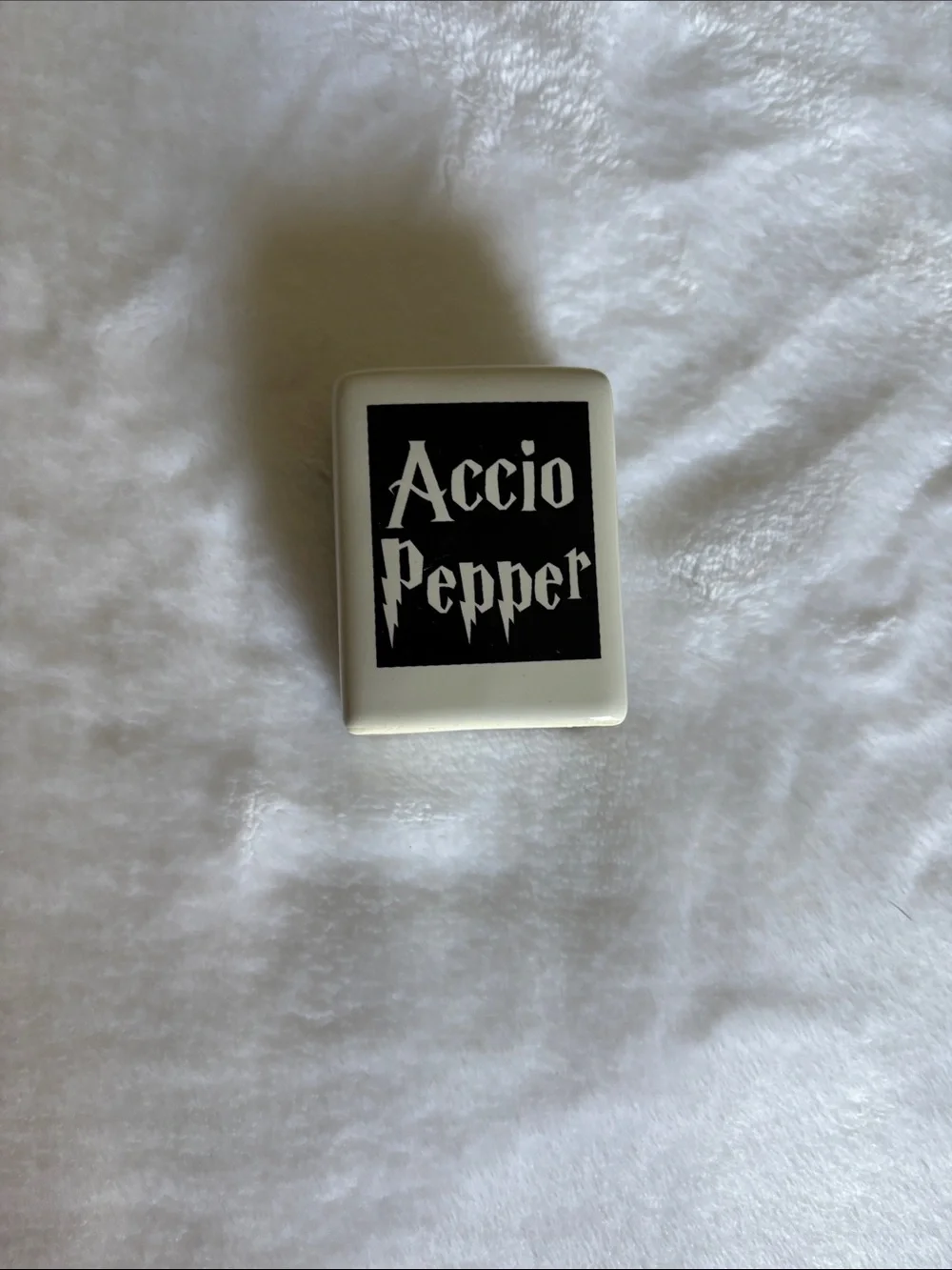 Harry Potter theme Accio Salt & Pepper Shakers - White Novelty Set